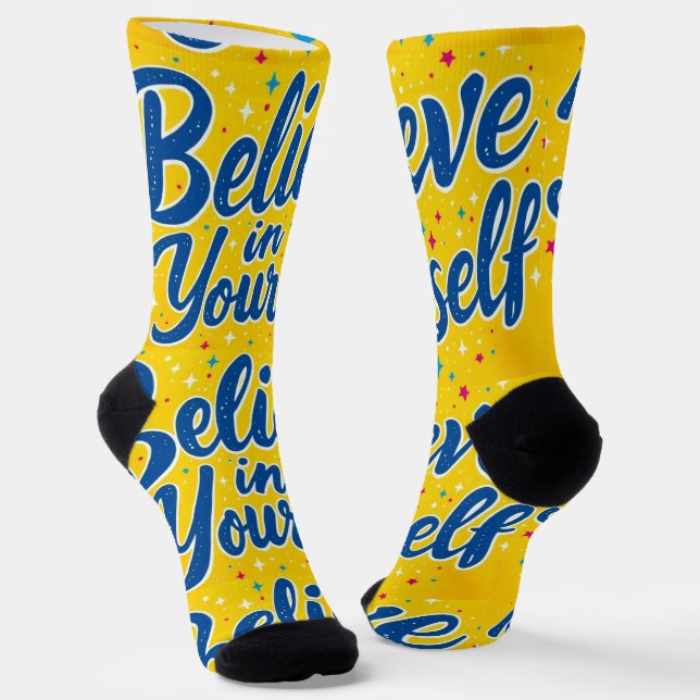 Calcetines Bright Socks RANDOPIX Believe In Yourself 0039497 (Angular)