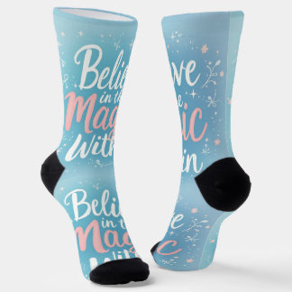 Calcetines Bright Socks RANDOPIX Believe Magic Within 0039494