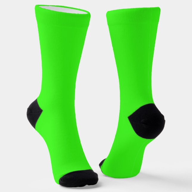 Calcetines Bright Socks RANDOPIX Colors Radioactive Lime (Angular)
