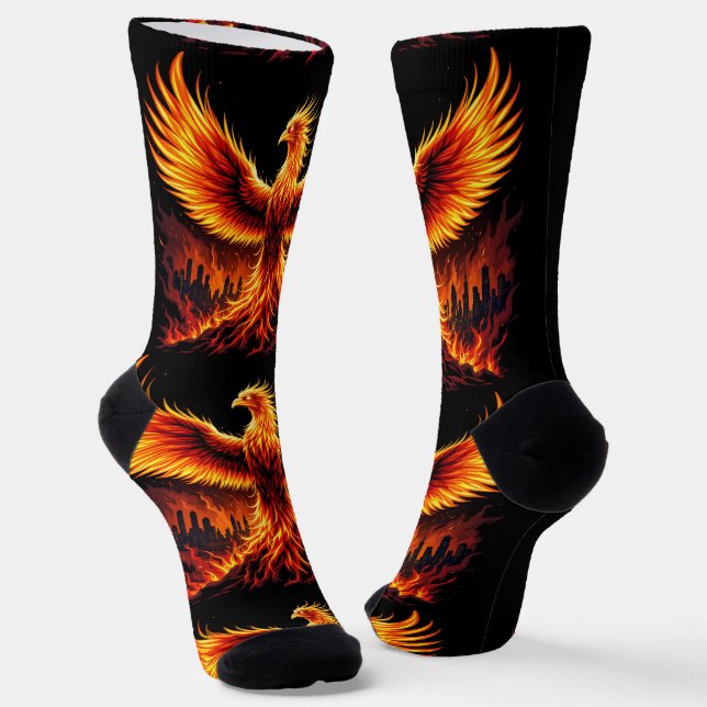Calcetines Bright Socks RANDOPIX Fire Phoenix 0039517 (Angular)