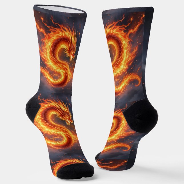Calcetines Bright Socks RANDOPIX Fire Serpent 0039505 (Angular)