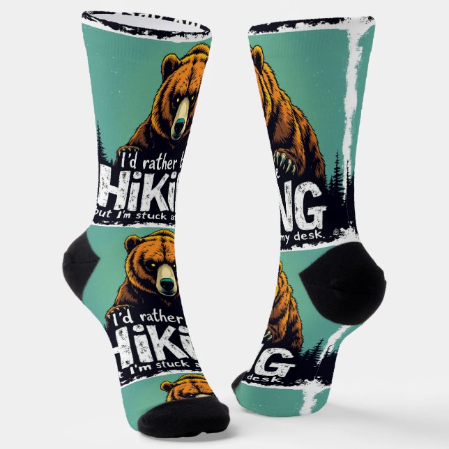 Calcetines Bright Socks RANDOPIX Hiking Bear 0039522 (Angular)