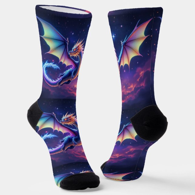 Calcetines Bright Socks RANDOPIX Night Dragon 0039502 (Angular)