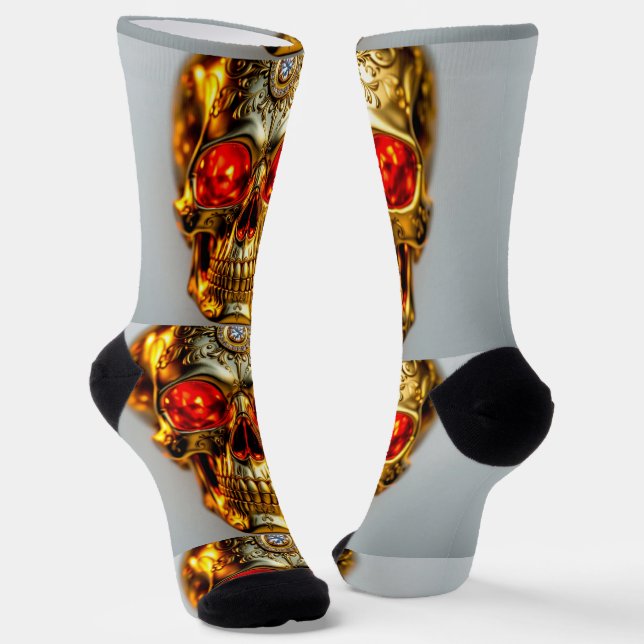 Calcetines Bright Socks Skull Pics 0037643 (Angular)