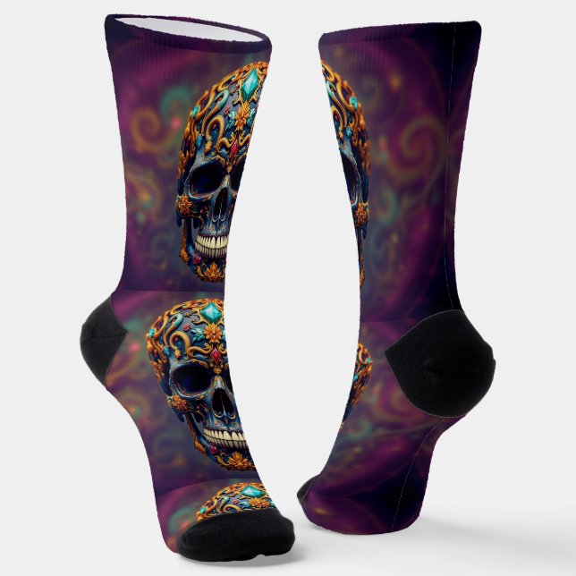 Calcetines Bright Socks Skull Pics 0037644 (Angular)