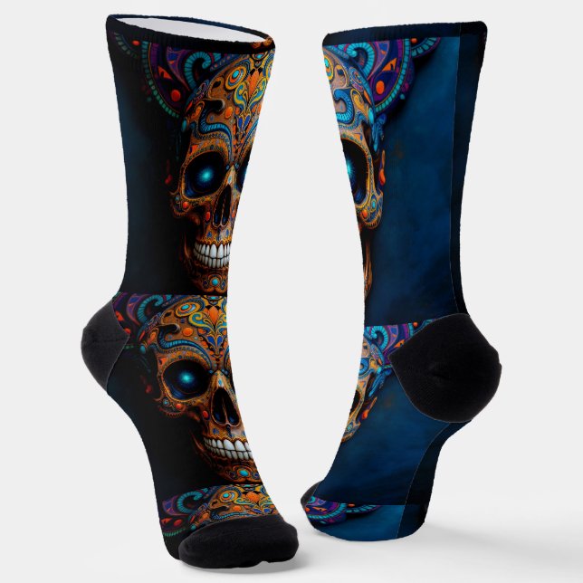 Calcetines Bright Socks Skull Pics 0037658 (Angular)