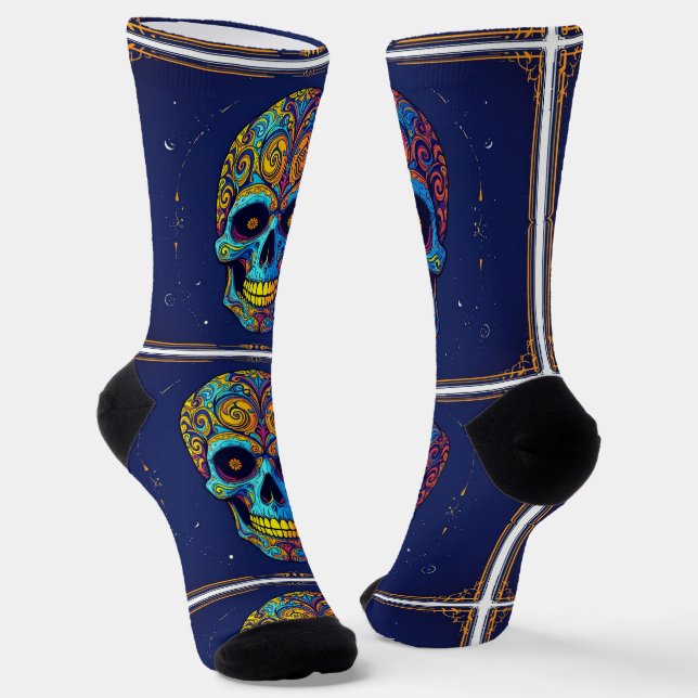 Calcetines Bright Socks Skull Pics 0037659 (Angular)