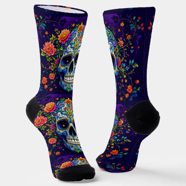 Calcetines Bright Socks Skull Pics 0037715 (Angular)