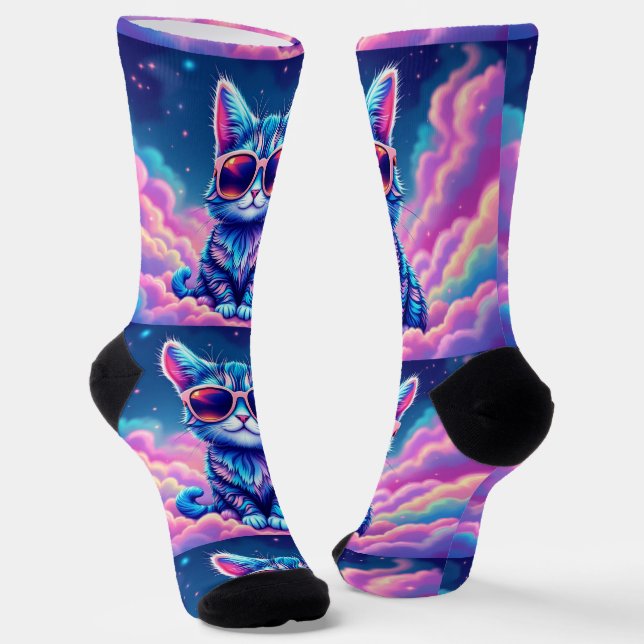 Calcetines Bright Socks UNISEX Cool Cat 0040756 (Angular)