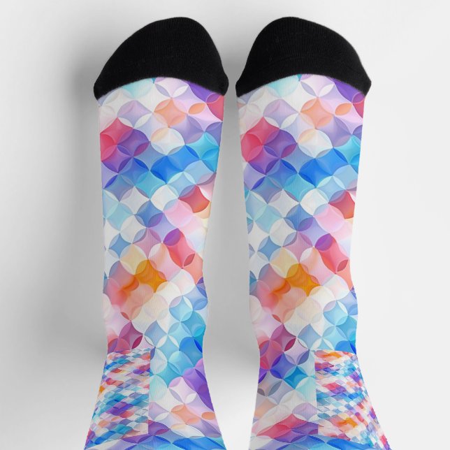 Calcetines brillantes brillantes (Arriba)