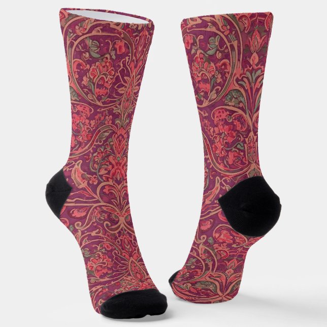 Calcetines brillantes con patrones elaborados sin  (Angular)