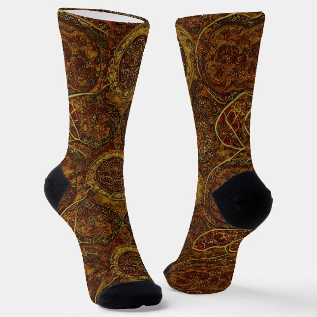 Calcetines Brillantes Patrones Elaborados Sin Cost (Angular)