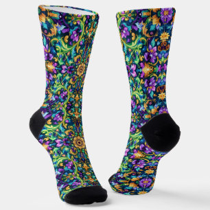 Calcetines Brillantes Patrones Elaborados Sin Cost