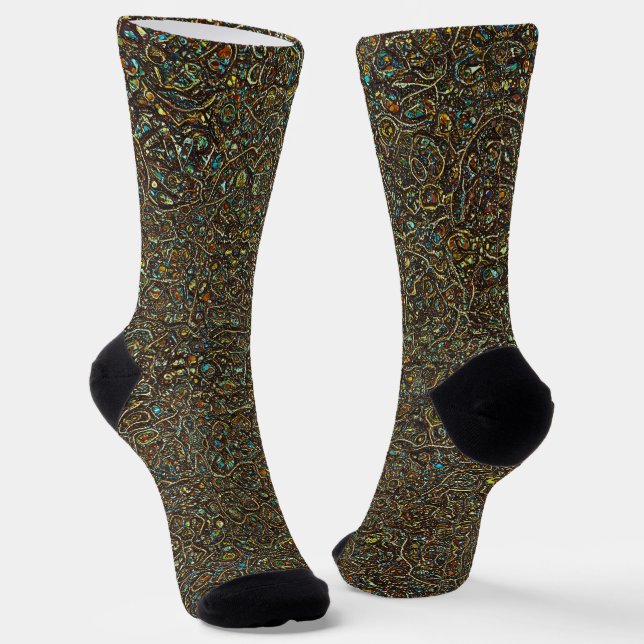 Calcetines brillantes patrones elaborados sin cost (Angular)