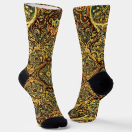 Calcetines Brillantes Patrones Elaborados Sin Cost