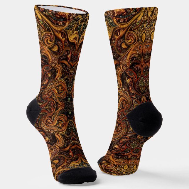 Calcetines Brillantes Patrones Elaborados Sin Cost (Angular)