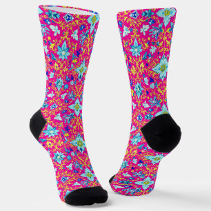 Calcetines Brillantes Patrones Elaborados Sin Cost