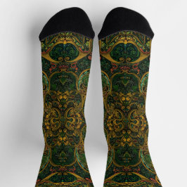Calcetines Brillantes Patrones Elaborados Sin Cost