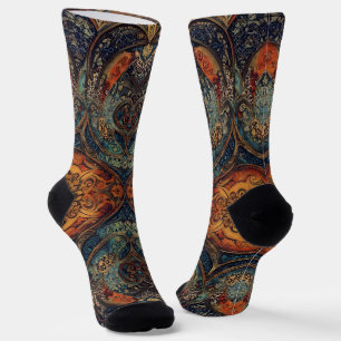 Calcetines Brillantes Patrones Elaborados Sin Cost