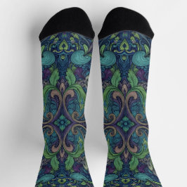 Calcetines Brillantes Patrones Elaborados Sin Cost