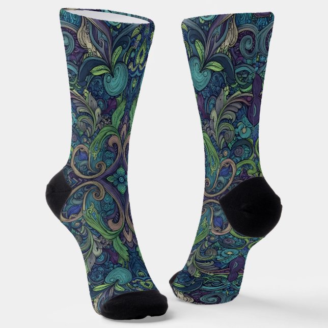 Calcetines Brillantes Patrones Elaborados Sin Cost (Angular)