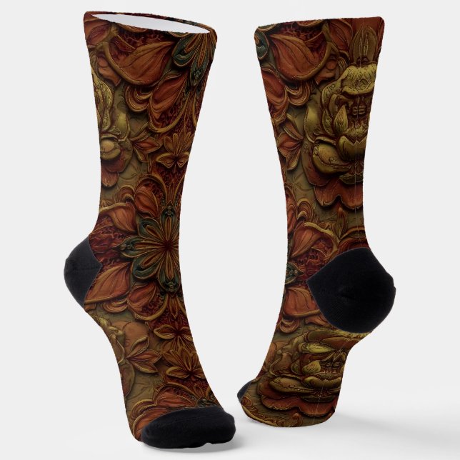 Calcetines Brillantes Patrones Elaborados Sin Cost (Angular)