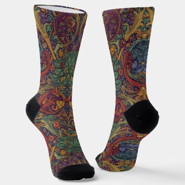 Calcetines Brillantes Patrones Elaborados Sin Cost (Angular)