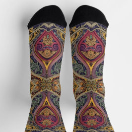 Calcetines Brillantes Patrones Elaborados Sin Cost