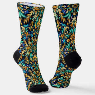 Calcetines Brillantes Patrones Elaborados Sin Cost