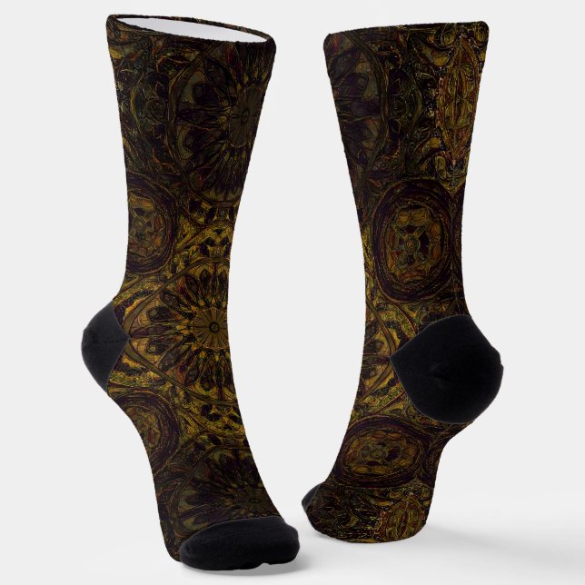 Calcetines Brillantes Patrones Elaborados Sin Cost (Angular)