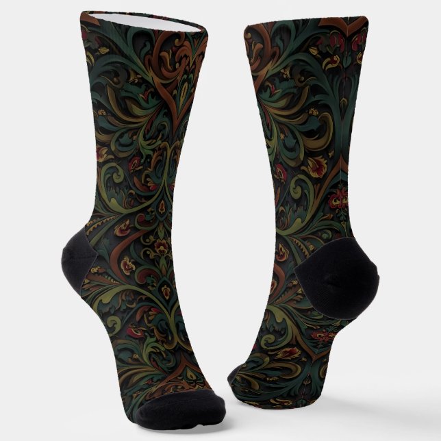 Calcetines Brillantes Patrones Elaborados Sin Cost (Angular)