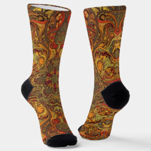 Calcetines Brillantes Patrones Elaborados Sin Cost