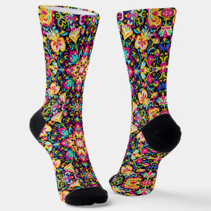 Calcetines Brillantes Patrones Elaborados Sin Cost