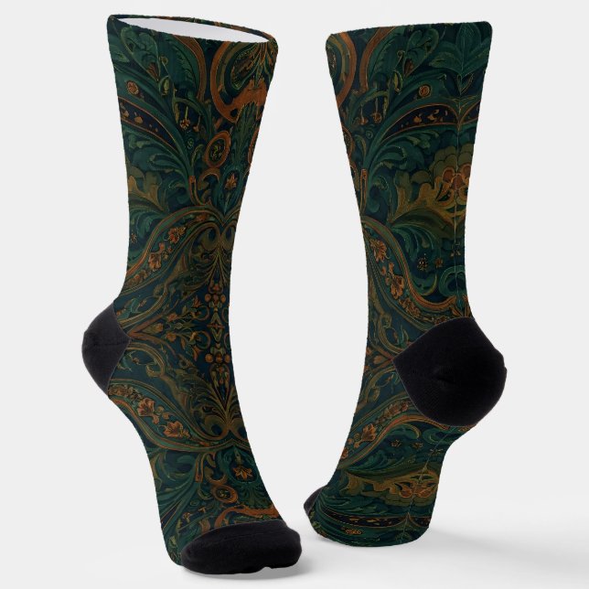 Calcetines Brillantes Patrones Elaborados Sin Cost (Angular)
