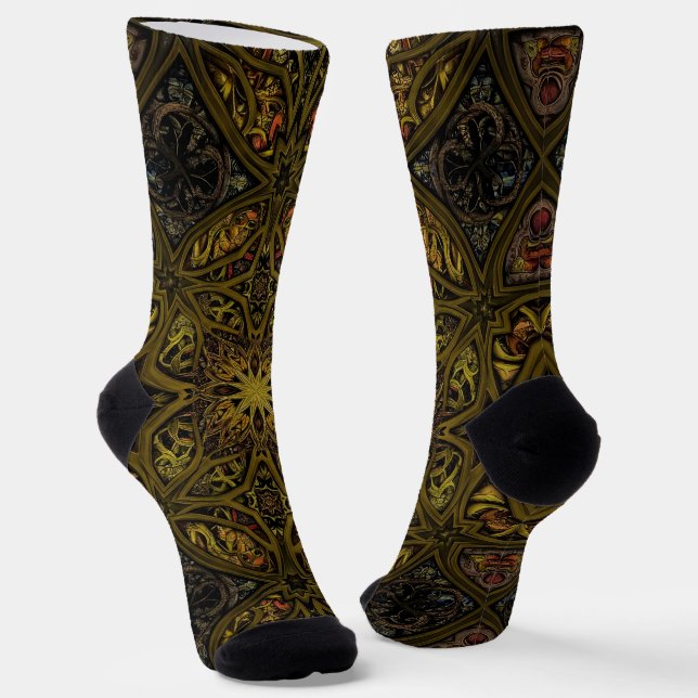 Calcetines Brillantes Patrones Elaborados Sin Cost (Angular)