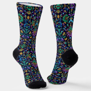 Calcetines brillantes patrones elaborados sin cost