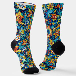 Calcetines Brillantes Patrones Elaborados Sin Cost