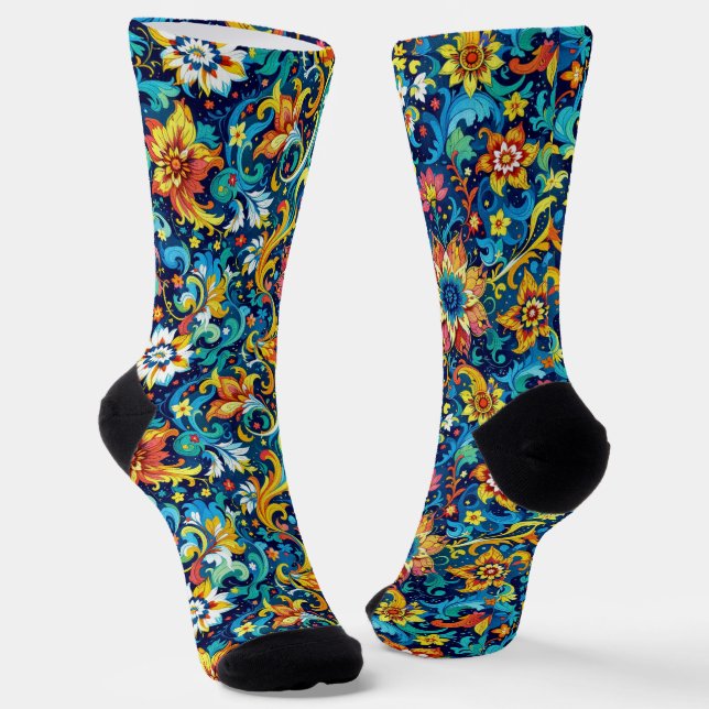 Calcetines Brillantes Patrones Elaborados Sin Cost (Angular)