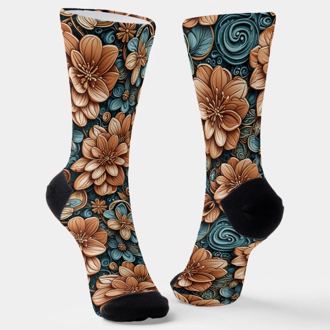 Calcetines Brillantes Patrones Elaborados Sin Cost (Angular)