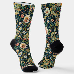 Calcetines Brillantes Patrones Elaborados y Sin Co