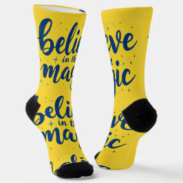 Calcetines Brillantes RANDOPIX Arte Cree En La Mag