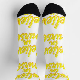 Calcetines Brillantes RANDOPIX Cree En Ti Mismo 00