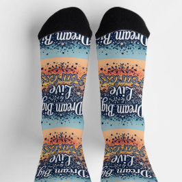 Calcetines Brillantes Sueña Grande & Vive sin Mied