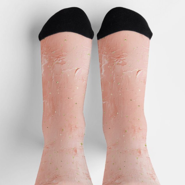 Calcetines Brillo de melocotón (Arriba)