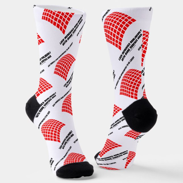 Calcetines Brinde Oportunidades De Luck Surface Area Math (Angular)