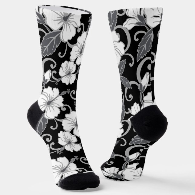 CALCETINES BROMAS DE SUEÑO POLINESIO (NEGRO) (Angular)