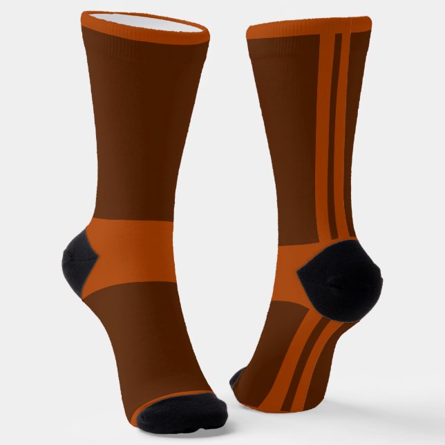Calcetines Brown Pattern Socks (Angular)
