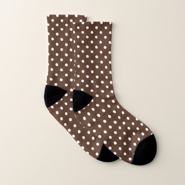 Calcetines Brown Polka Dot (Par)