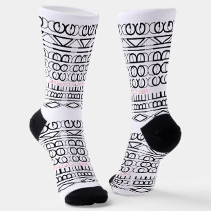 Calcetines Bucles de código y vibraciones de cafeína