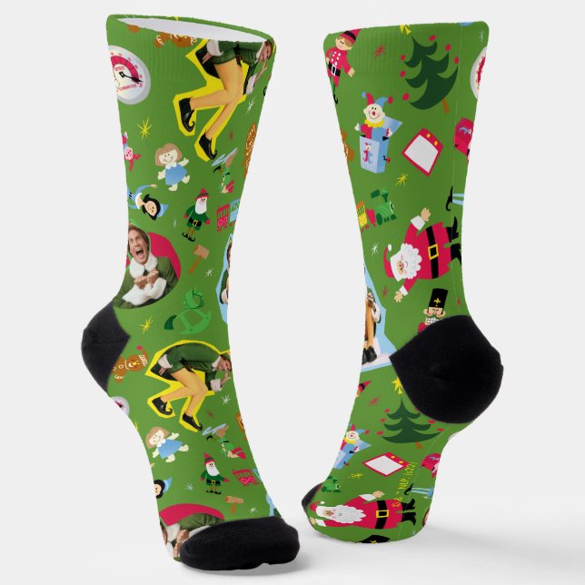 Calcetines Buddy the Elf y los Navidades Icons Sockets del pa (Angular)